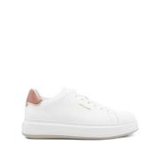 Woolrich Vita Sneakers med Kontrasterande Häl White, Dam