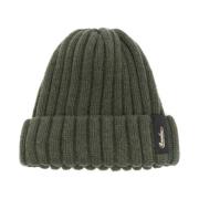 Borsalino Grön Cashmere Stickad Mössa Green, Dam