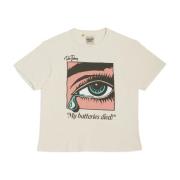 Gallery Dept. Pop Art Ledsen Öga T-shirt Db-1032 Beige, Herr