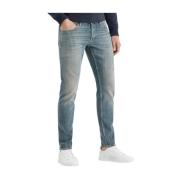 Cast Iron Tapered Green Blue Shade Jeans Blue, Herr