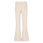 K-Way Rosa Elastisk Midja Byxor Beige, Dam