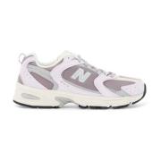 New Balance Mesh och lädersneakers Purple, Dam