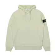 Stone Island Pistachio Felpa Hoodie Urban Stil Green, Herr