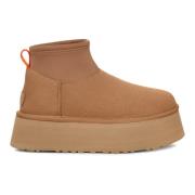 UGG W Classic Mini Dippe Brown, Dam