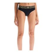 Versace Grekisk Gräns Bikini Botten Black, Dam