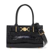 Versace Medusa '95 Krokodiltryck Handväska Black, Dam