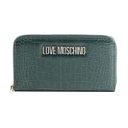 Love Moschino Stilren Läder Väska Green, Dam