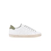 P448 Vita Lädersneakers White, Herr