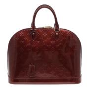 Louis Vuitton Vintage Pre-owned Laeder handvskor Red, Dam