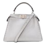 Fendi Vintage Pre-owned Silver fendi-vskor Gray, Dam