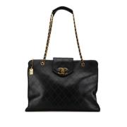 Chanel Vintage Pre-owned Laeder resvskor Black, Dam