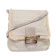 Fendi Vintage Pre-owned Canvas fendi-vskor Beige, Dam