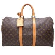 Louis Vuitton Vintage Pre-owned Canvas handvskor Brown, Dam