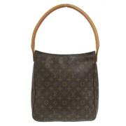 Louis Vuitton Vintage Pre-owned Canvas handvskor Brown, Dam