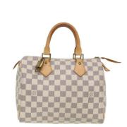 Louis Vuitton Vintage Pre-owned Canvas handvskor Beige, Dam