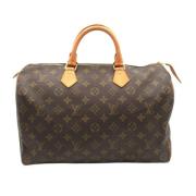 Louis Vuitton Vintage Pre-owned Canvas handvskor Brown, Dam