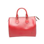 Louis Vuitton Vintage Pre-owned Laeder handvskor Red, Dam