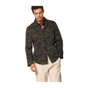 Mason's Slim Fit Camo Field Jacket Green, Herr