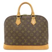 Louis Vuitton Vintage Pre-owned Canvas handvskor Brown, Dam