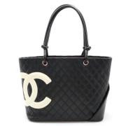 Chanel Vintage Pre-owned Laeder totevskor Black, Dam