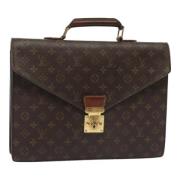 Louis Vuitton Vintage Pre-owned Canvas portfljer Brown, Dam