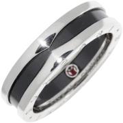 Bvlgari Vintage Pre-owned Metall ringar Black, Dam