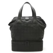 Chanel Vintage Pre-owned Canvas resvskor Black, Dam