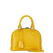 Louis Vuitton Vintage Pre-owned Laeder handvskor Yellow, Dam