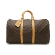 Louis Vuitton Vintage Pre-owned Canvas handvskor Brown, Dam