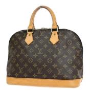 Louis Vuitton Vintage Pre-owned Canvas handvskor Brown, Dam