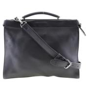 Fendi Vintage Pre-owned Laeder fendi-vskor Black, Herr