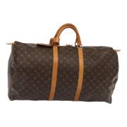 Louis Vuitton Vintage Pre-owned Canvas handvskor Brown, Dam