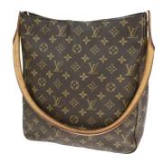 Louis Vuitton Vintage Pre-owned Canvas handvskor Brown, Dam