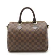 Louis Vuitton Vintage Pre-owned Canvas handvskor Brown, Dam