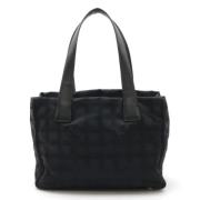 Chanel Vintage Pre-owned Canvas totevskor Black, Dam