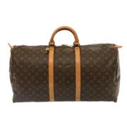 Louis Vuitton Vintage Pre-owned Canvas handvskor Brown, Dam