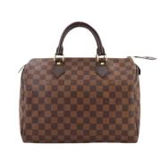 Louis Vuitton Vintage Pre-owned Canvas handvskor Brown, Dam