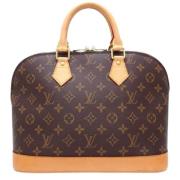 Louis Vuitton Vintage Pre-owned Canvas handvskor Brown, Dam