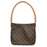 Louis Vuitton Vintage Pre-owned Canvas handvskor Brown, Dam