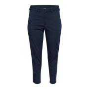 Kaffe Curve Midnight Marine Chino Byxor Blue, Dam