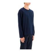 Thom Browne 4-bar Milano Stitch Långärmad T-shirt Blue, Herr