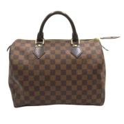 Louis Vuitton Vintage Pre-owned Canvas handvskor Brown, Dam