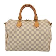 Louis Vuitton Vintage Pre-owned Canvas handvskor White, Dam