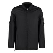 Givenchy Polyester Overshirt med 4G Logo Black, Herr