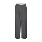 Vero Moda Vida Ben Cropped Byxor Gray, Dam