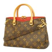 Louis Vuitton Vintage Pre-owned Canvas louis-vuitton-vskor Brown, Dam