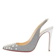 Christian Louboutin Pre-owned Pre-owned Laeder klackskor Gray, Dam