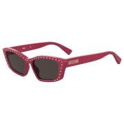 Moschino Stiliga solglasögon Mos091/S C9A/Ir Red, Dam