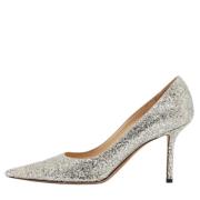 Jimmy Choo Pre-owned Pre-owned Tyg klackskor Gray, Dam