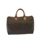 Louis Vuitton Vintage Pre-owned Canvas handvskor Brown, Dam